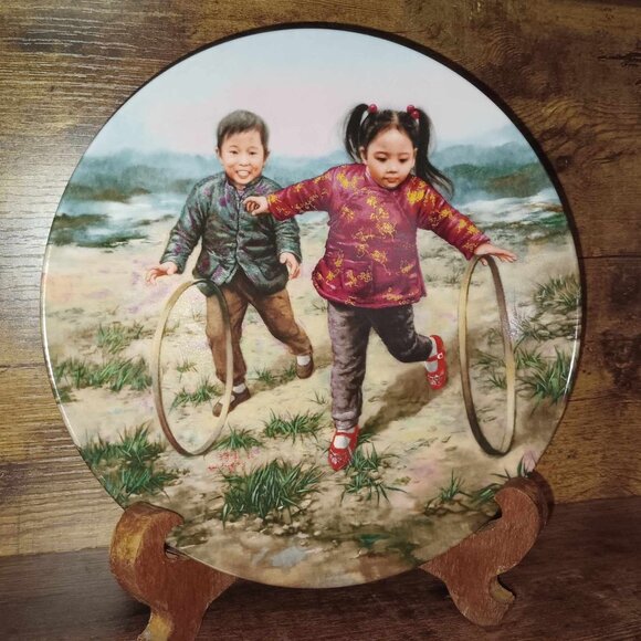 Lot of 4 Bradford Exchange Artists of the World Decorative Plates - Picture 1 of 8